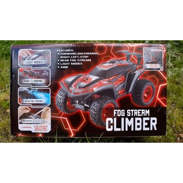 Машина всюдихід з ефектом диму червона Fog Steam Climber