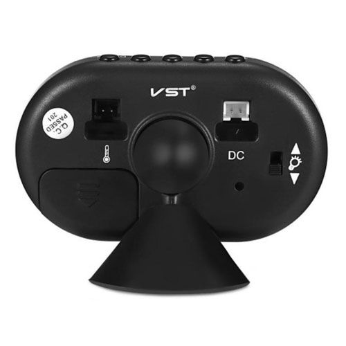 Автогодинник VST-7009V, вольтметр, 2 термометри