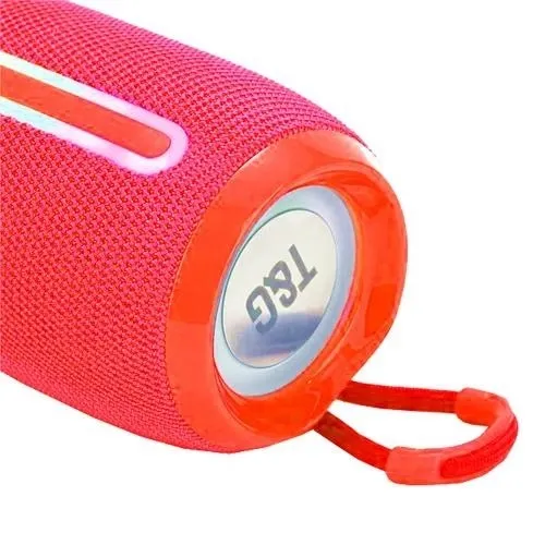 Bluetooth-колонка TG653, с функцией speakerphone, радио, red