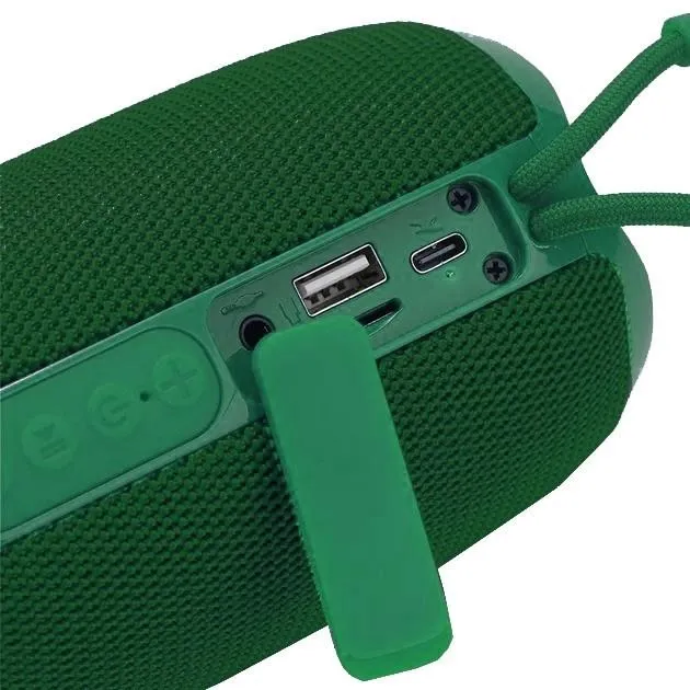 Bluetooth-колонка TG653, с функцией speakerphone, радио, green