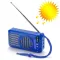 Bluetooth-колонка TG368, speakerphone, радио, солнечная батарея, blue