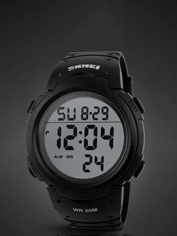 Часы наручные 1068AG SKMEI с подсветкой, ARMY GREEN-BLACK