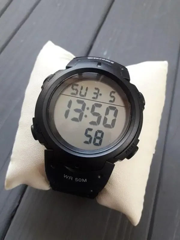 Часы наручные 1068AG SKMEI с подсветкой, ARMY GREEN-BLACK