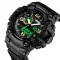 Часы наручные 1520BK SKMEI с подсветкой, BLACK-BLACK