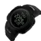 Часы наручные 1231BK SKMEI с подсветкой, BLACK-BLACK, Compass