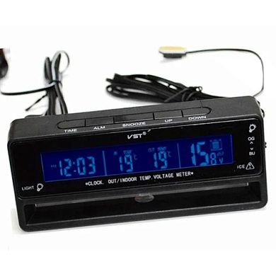 Авточасы VST-7010V, вольтметр, 2 термометра