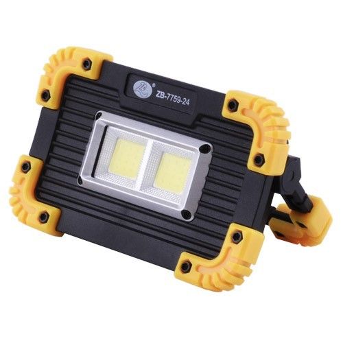 Прожектор светодиодный ZB-7759-24-2COB, ЗУ micro USB, 1x18650