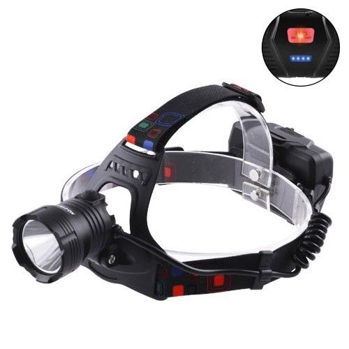 Фонарь на лоб XQ-219-HP50, power bank, 3x18650, signal light, индикация заряда, zoom, ЗУ microUSB, Box