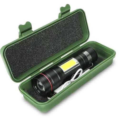 Фонарь BL-520-T6+COB, Li-Ion аккумулятор, ЗУ mircoUSB, Box