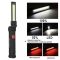 Фонарь WORKLIGHT-W52-SMD+COB(white+red), ЗУ micro USB, встраиваемый аккумулятор, поворот 180?+180?, магнит, зажим, крючок