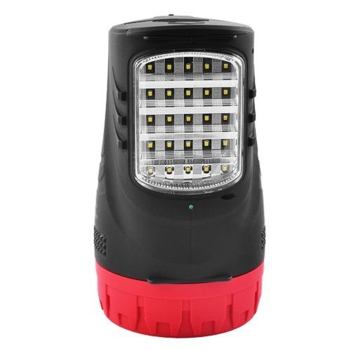 Фонарь переносной Luxury YJ-2829 - 5W + 25LED, ЗУ 220V, встроенный аккумулятор