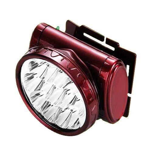 Ліхтар на чоло Luxury 1898 13LED, ЗП 220V, вбудований акумулятор