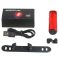Вело ліхтар STOP + Security маячoк T15-16NANO LED red, аккум., ЗУ micro USB