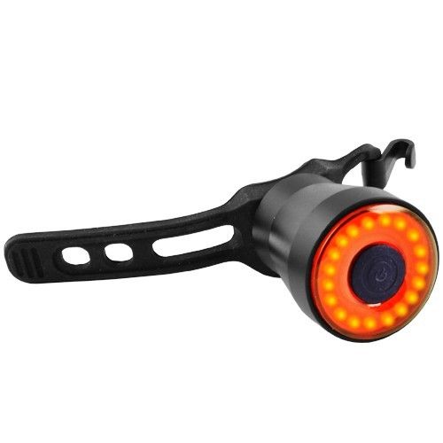 Вело фонарь AQY-0117-COB, red, 2 крепления, ALUMINUM, ЗУ microUSB, встроенный аккумулятор