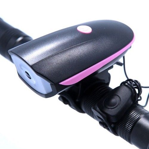 вело дзвінок + фара 758 / FY-056, виносна кнопка, Waterproof, 3xAAA