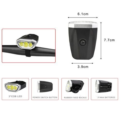 Велохлитарь QX-Q05D-3COB, 3xAA