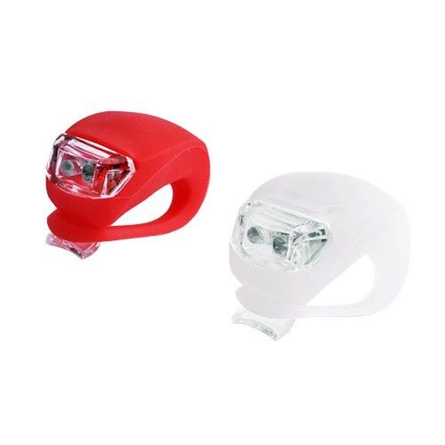 вело ліхтар HJ008-2 (червоний + білий), 2xCR2032