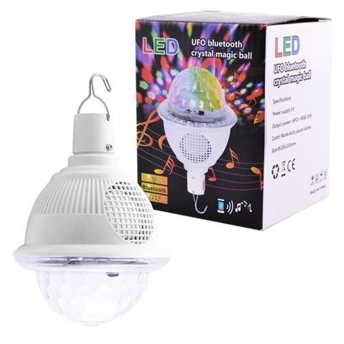 Лазер диско CY-6742 UFO Bluetooth crystal magic ball, USB