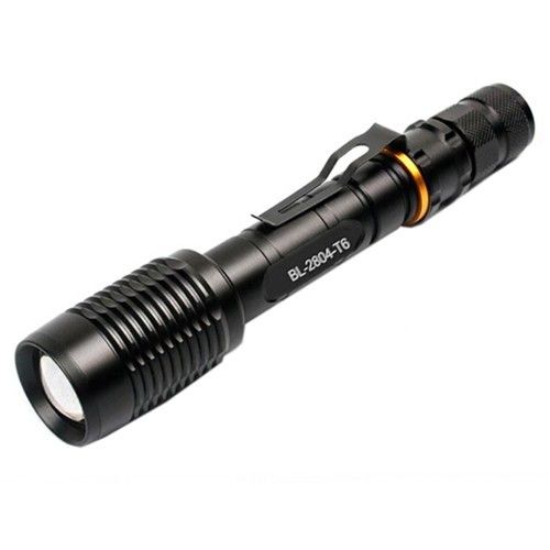 Ліхтар Police Q2804-T6 під рушницю, винос.кнопка, ЗУ 220V, 2x18650, zoom, Box