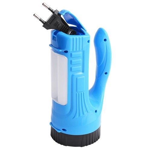 Фонарь переносной Luxury 2833, 1W+12LED, ЗП 220V, встроенный аккумулятор