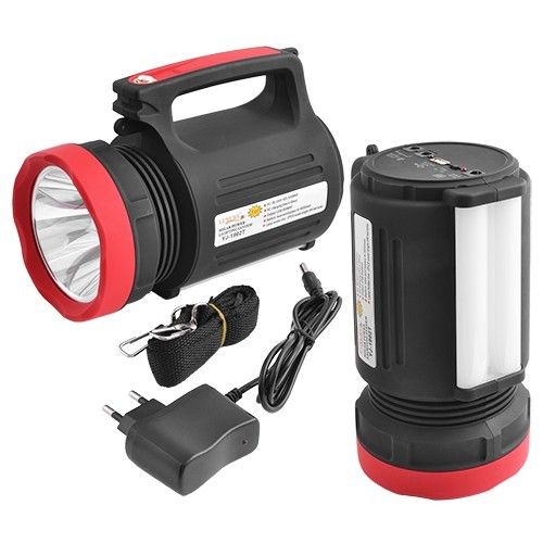 Фонарь-станция переносная Luxury 1902 T, 5W+22SMD, 2 лампы 3W, солнечная батарея, ЗУ 220V, встроенный аккумулятор 7500 mAh, power bank