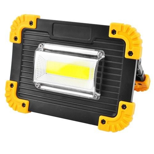 Прожектор світлодіодний L811-20W-COB + 1W, ЗП micro USB, 2x18650 / 3xAA, Power Bank, Box