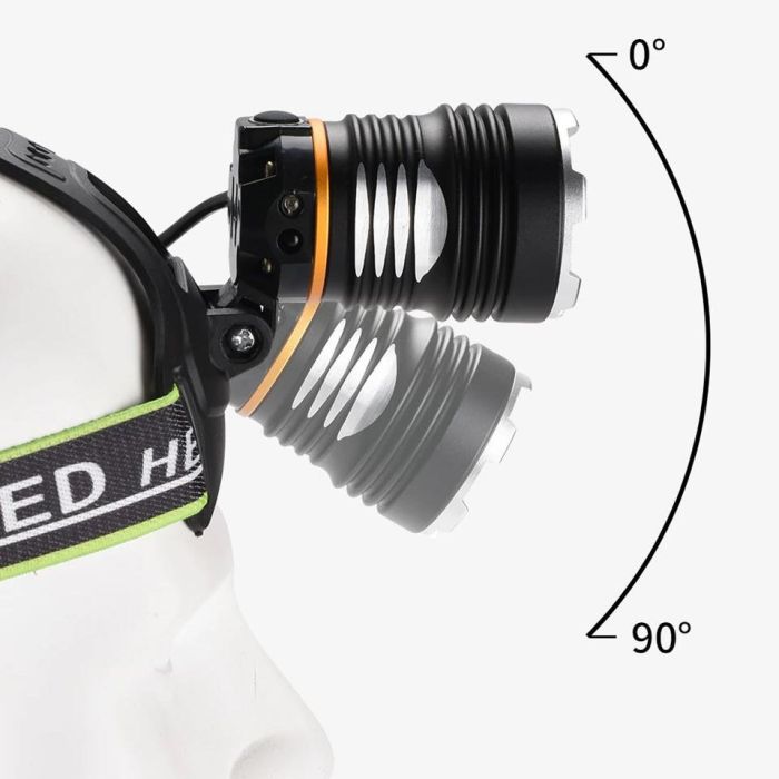 Ліхтар на чоло BL-8003-P50, 2x18650, zoom, ЗУ microUSB, Box