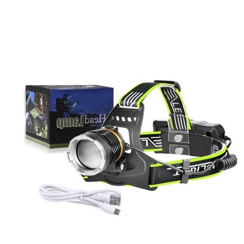 Ліхтар на чоло BL-8003-P50, 2x18650, zoom, ЗУ microUSB, Box