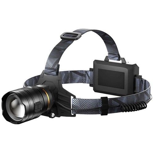 Мощный фонарь на лоб BL-8075-2-GT100 MICRO USB ZOOM