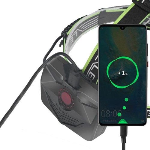 Супер мощный фонарь на лоб Police BL-A14-3-P90, power bank, 3x18650, zoom, ЗУ Type-C, Box