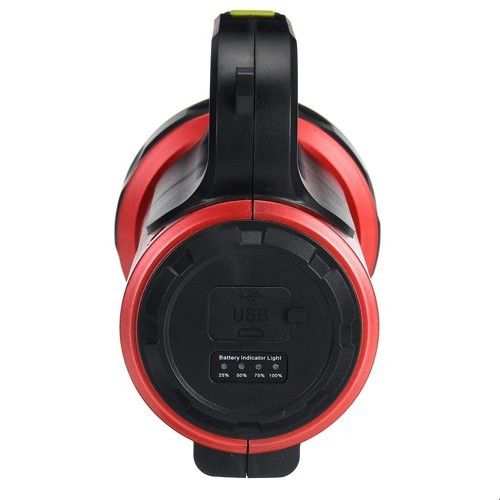 Фонарь кемпинг переносной T93 - LED+COB (white+red), power bank, Li-Ion аккумулятор, солнечная батарея