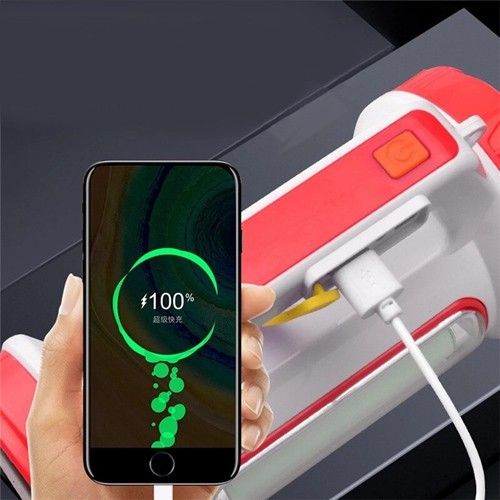 Фонарь кемпинг переносной 6088 - LED+COB, power bank, Li-Ion аккумулятор, оранжевый