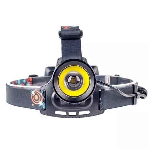 Фонарь на лоб XQ-172-T6+COB, 2x18650, zoom, ЗУ microUSB, Box