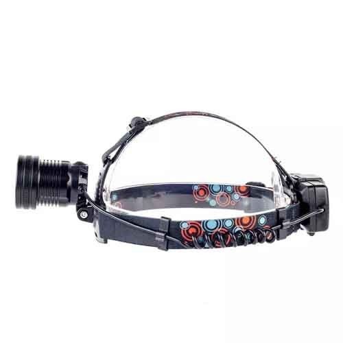 Фонарь на лоб XQ-172-T6+COB, 2x18650, zoom, ЗУ microUSB, Box