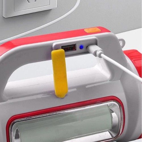 Фонарь кемпинг переносной 5158-LED+COB, power bank, Li-Ion аккумулятор, солнечная батарея, ЗУ microUSB, Box