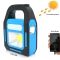 Фонарь кемпинг переносной HB-9707A-1LED+COB+LED, power bank, Li-Ion аккумулятор, солнечная батарея, ЗУ microUSB, Box