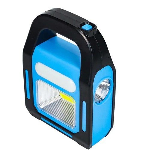 Фонарь кемпинг переносной HB-9707A-1LED+COB+LED, power bank, Li-Ion аккумулятор, солнечная батарея, ЗУ microUSB, Box