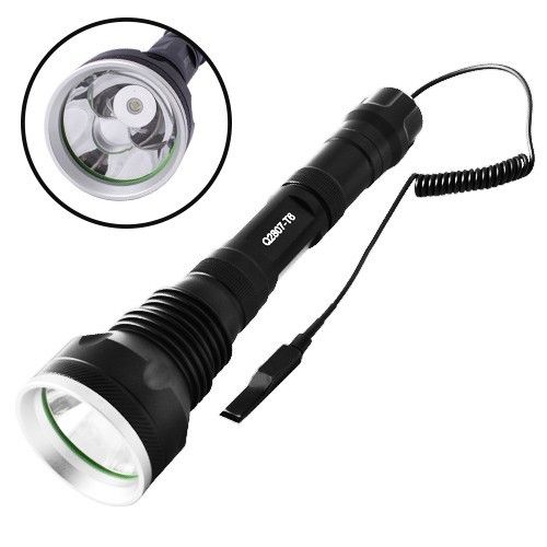 Фонарь Police Q2807-T6, под ружье, выносная .кнопка, ЗП 220V/12V, 2х18650/1х18650, Box