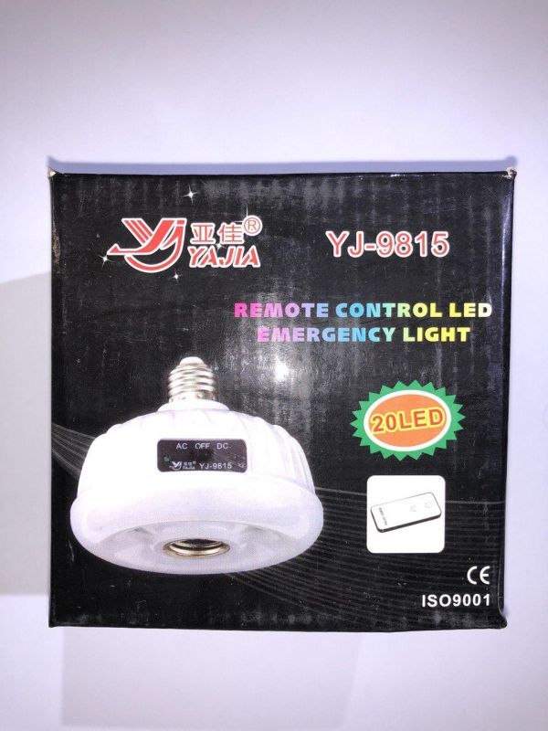 Светильник аварийного освещения аккумуляторный YAJIA YJ-9815 аварийная LED-лампа с пультом