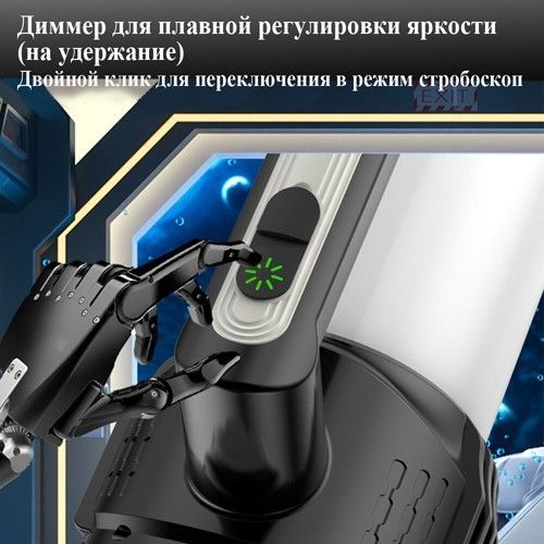 Фонарь кемпинг переносной CH-22031 - XPG+LED (white+yellow), 2x18650, ЗУ Type-C, Box