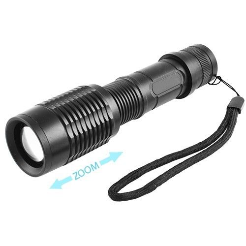 Фонарь Police 1861-T6, ЗУ 220V/12V, 1x18650, zoom, Box