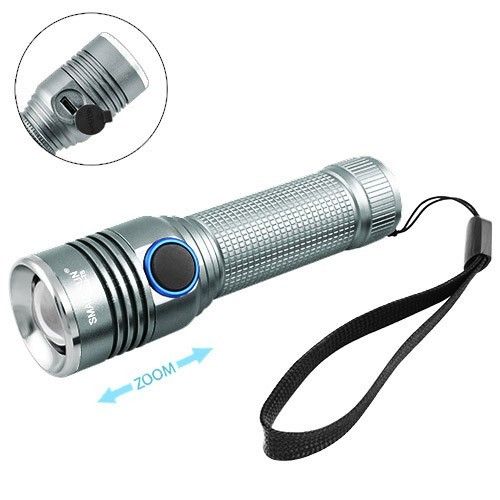 Фонарь Small Sun R842-T6, 1х18650, zoom, ЗУ microUSB, Box