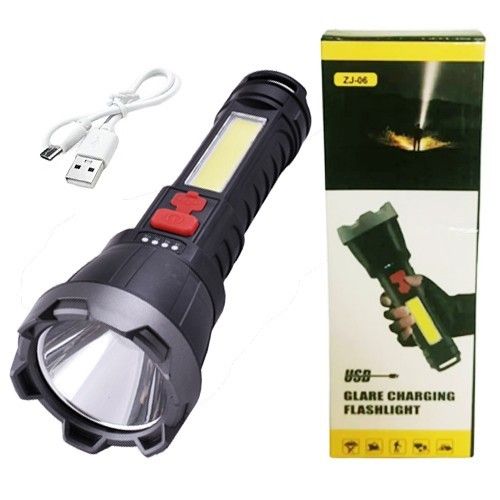 Ліхтар ZJ-06-OSL+COB, ЗП microUSB, вбудований акумулятор, Box