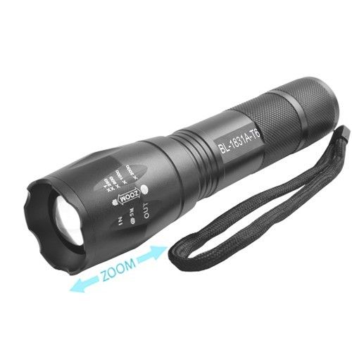 Фонарь Police 1831A/1813A-T6 mini, 3хААА/18650, zoom