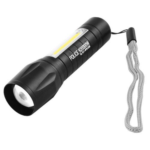 Ліхтар Police 511-XPE+COB, ЗП micro USB, Li-Ion акумулятор, zoom