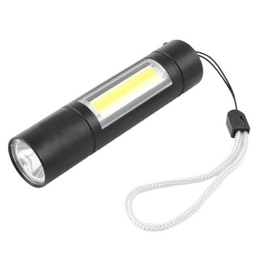 Фонарь Police B517/510-XPE+COB, ЗУ micro USB, встроенный аккумулятор, Box