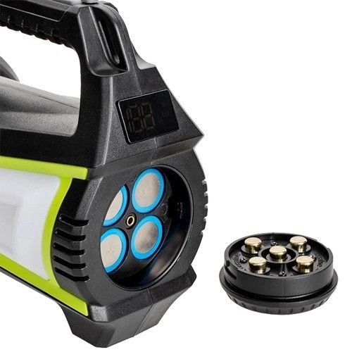 Ліхтар кемпінг переносний T100A-10W+2COB (white+red+blue), power bank, 4x18650, ЗП Type-C, Box