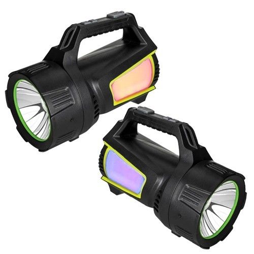 Ліхтар кемпінг переносний T100A-10W+2COB (white+red+blue), power bank, 4x18650, ЗП Type-C, Box