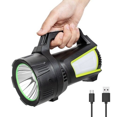 Ліхтар кемпінг переносний T100A-10W+2COB (white+red+blue), power bank, 4x18650, ЗП Type-C, Box