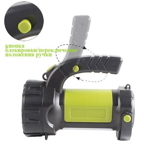 Фонарь кемпинг переносной T80C - 5W+COB (white+red), power bank, 2x18650, ЗУ Type-C, Box